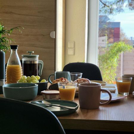 Modernes Behagliches Haus Mit Kamin, Terrasse Und Garten マクデブルク エクステリア 写真